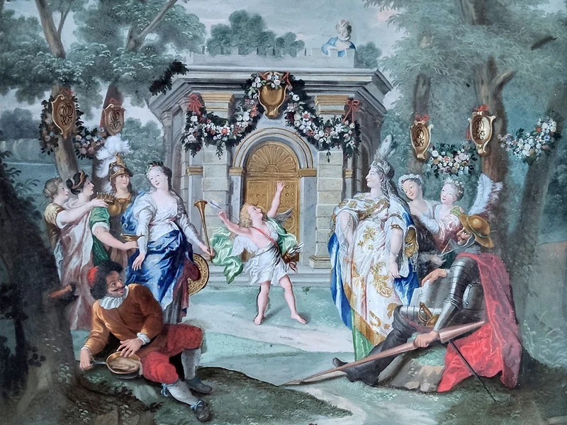 1706-Anna Maria Barbara Abesch - Don Chisciotte viene liberato dalla sua follia
